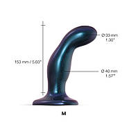 Дилдо Strap-On-Me DILDO PLUG SNAKY METALLIC BLUE — M | Puls69, фото 2