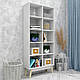 Сучасна книжкова шафа стелаж FLASHNIKA W22 (735мм x 270мм x 1645мм), фото 2