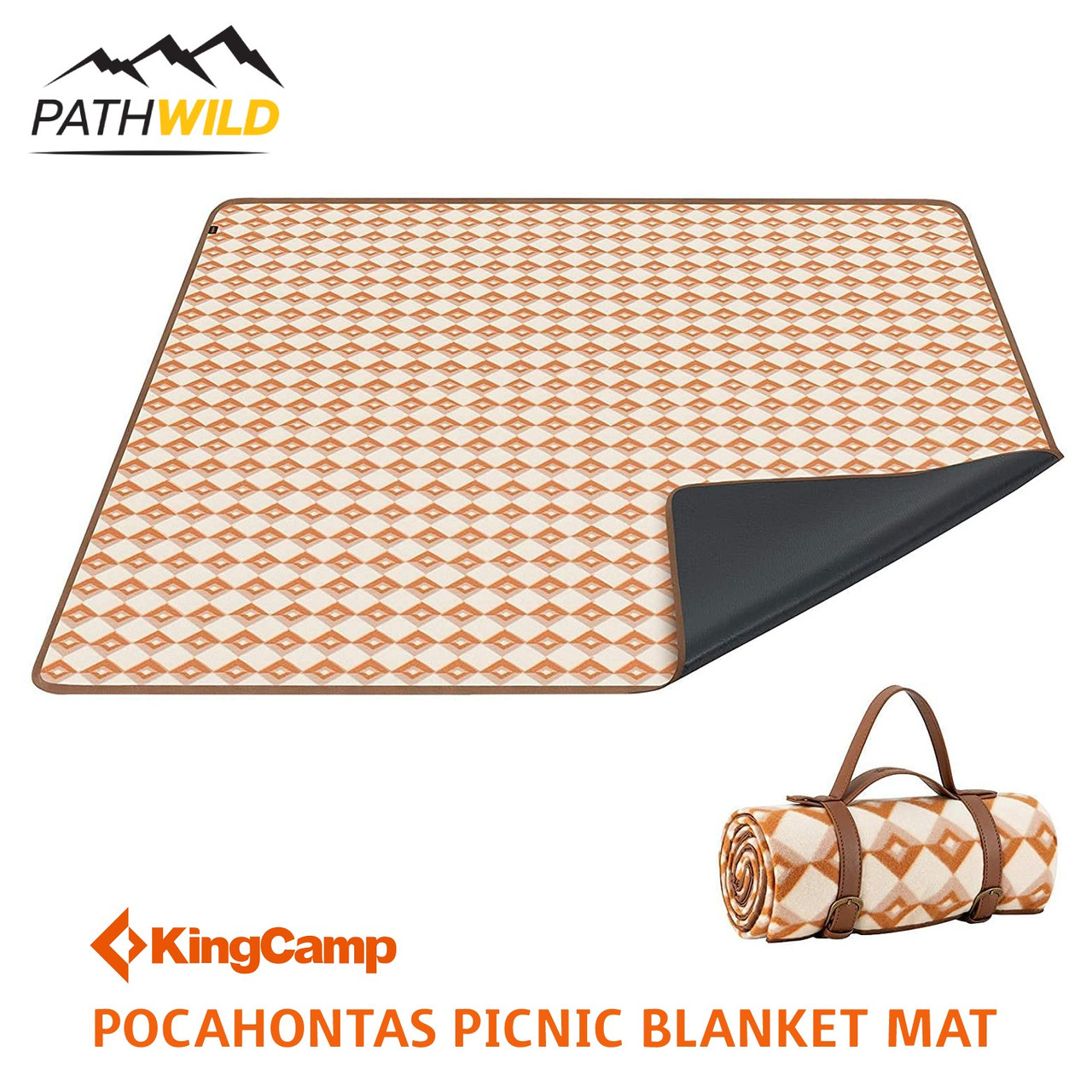 KINGCAMP POCAHONTAS КОВРІК ДЛЯ ПІКНИКА 3XL 200x300 см ковдра для відпочинку на природі