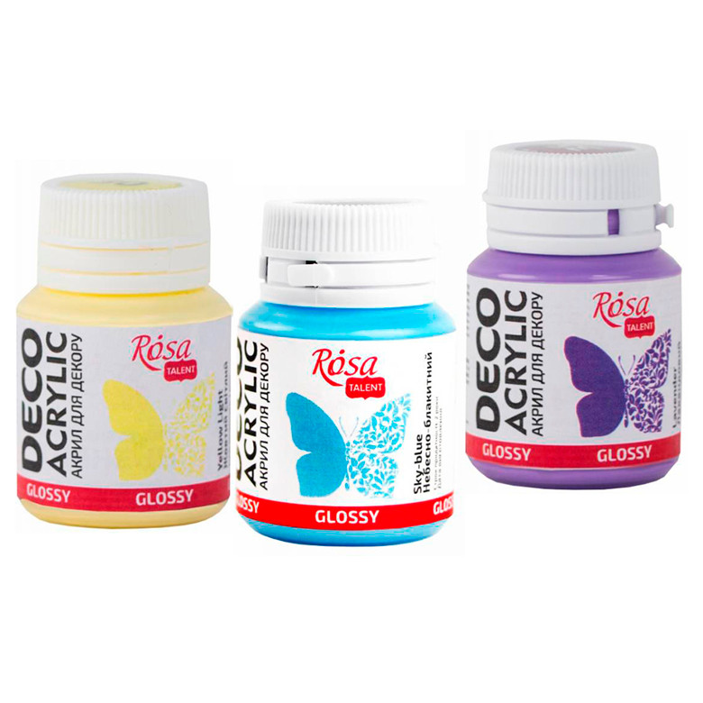 Акрил фарба Rosa Talent 20мл глянець 210**_белый (21001), фото 1