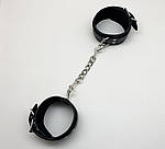 Окови на ноги БДСМ Wo-sex Ankle Cuffs поножи. Чорні, фото 5