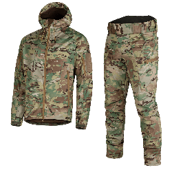Костюм волого-вітрозахисний SoftShell (куртка та штани) Мультикам S
