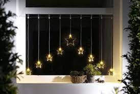 Led Штора гирлянда зірки 9 шт Melinera curtains