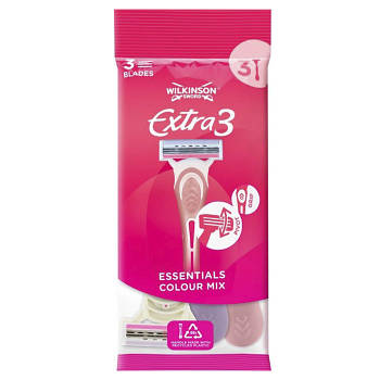 Станок для гоління Wilkinson Extra3 Essentials Beauty 3 шт