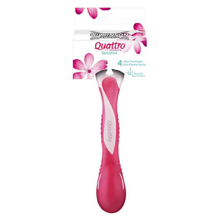 Станок для гоління Wilkinson Quattro for Women Sensitive 1 шт, фото 1