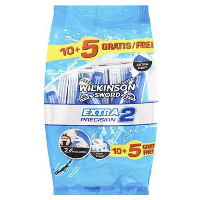 Станок для гоління Extra2 Precision 10+5 шт, фото 1