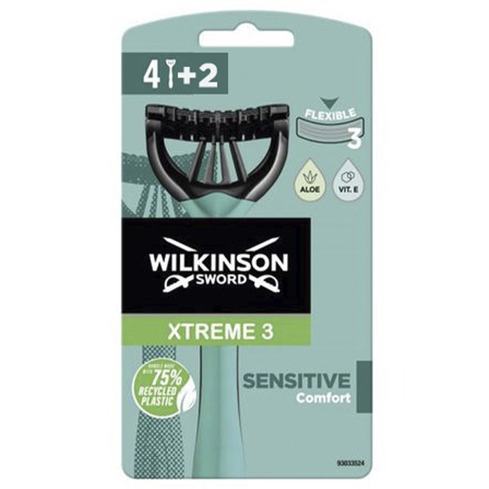 Станок для гоління Wilkinson Xtreme3 Sensitive 4+2 шт