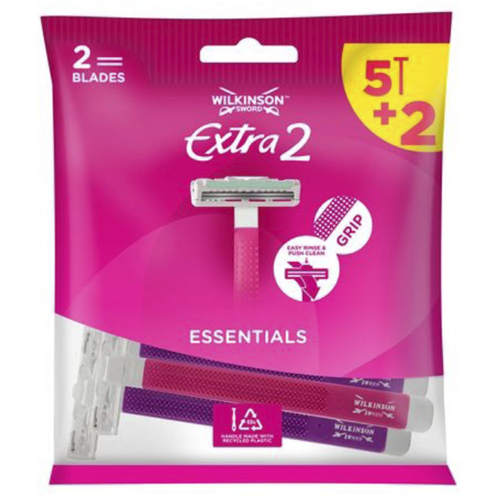 Станок для гоління Wilkinson Extra2 Essentials Beauty 5+2 шт, фото 1