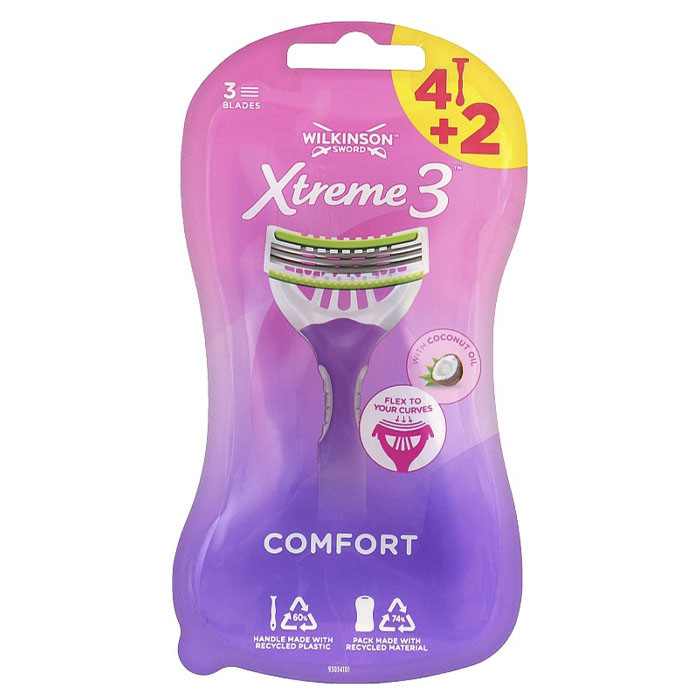 Станок для гоління Wilkinson Xtreme3 Comfort 4+2 шт