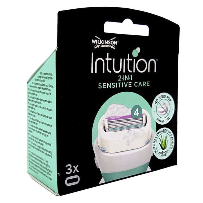 Змінні касети для гоління Wilkinson Intuition Sensitive 3 шт, фото 1