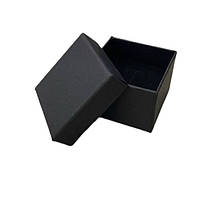 Коробочка 38254 черная для кольца сережек размер 5х5 см