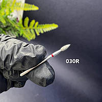 Фреза алмазна для манікюру 030R (червона насічка)