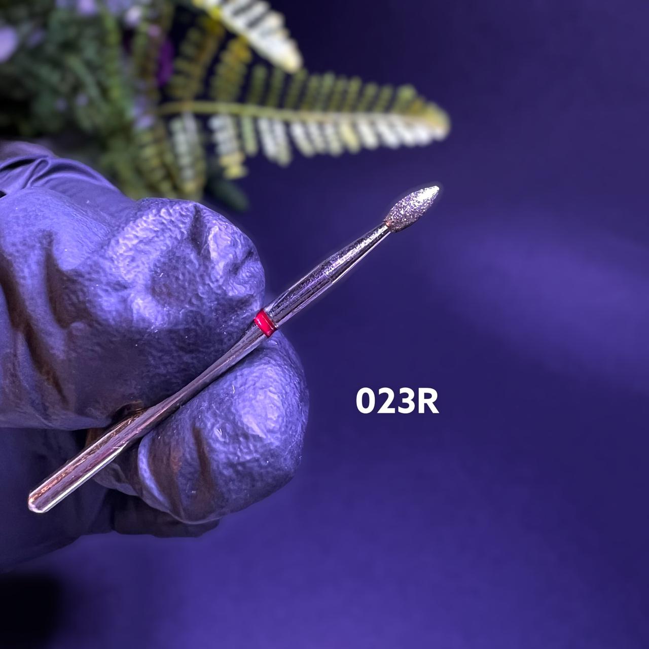 Алмазна фреза манікюрна 023R (червона насічка)