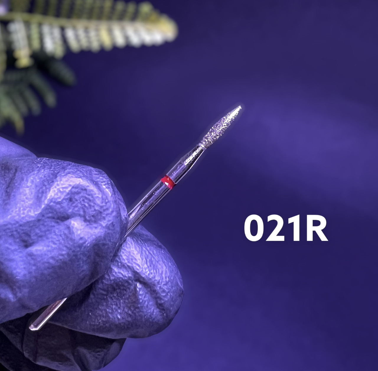 Алмазна фреза манікюрна 021R (червона насічка)