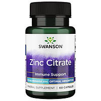 Swanson Zinc Citrate 50 mg 60 Caps