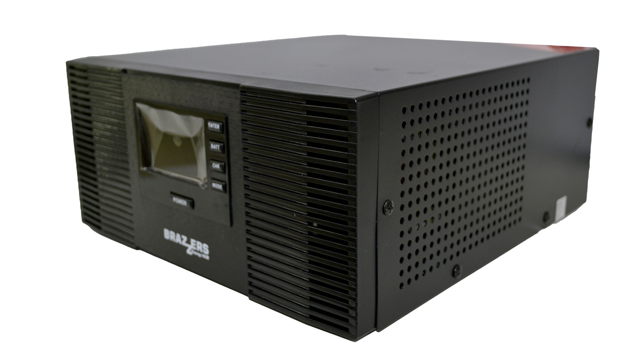 ДБЖ BRAZZERS BRSW-LFP-600 (500 Вт), під зовнішній АКБ (LiFePo4/GEL/AGM), струм заряду 5/10A, BOX, фото 1