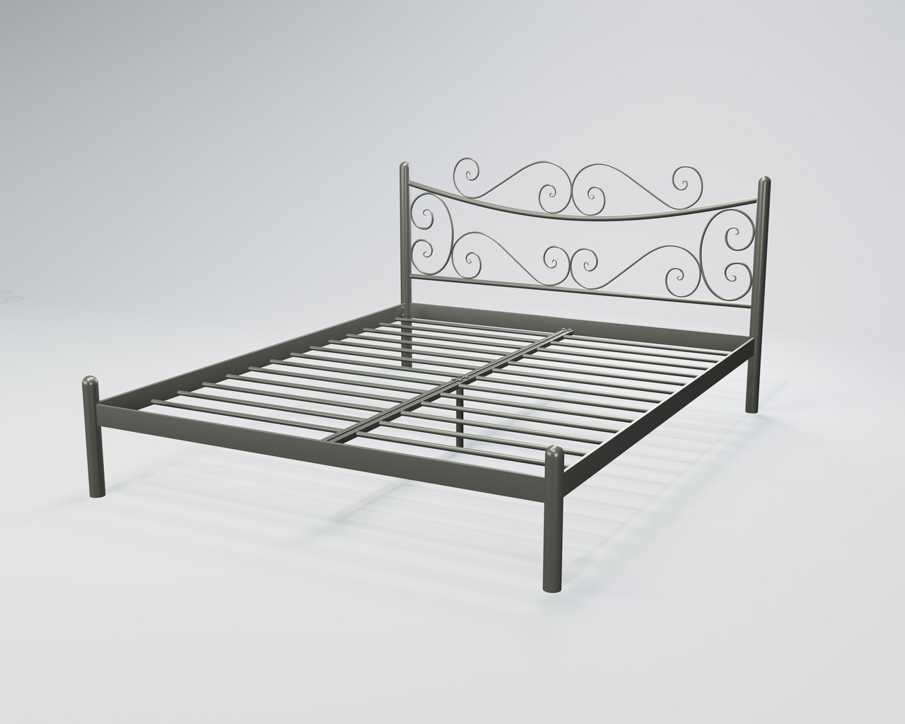 Ліжко металеве Азалія Сіра 120 * 190 см (Tenero TM)
