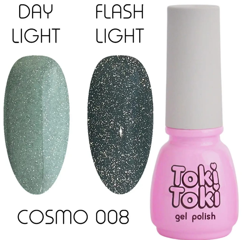 Гель-лак для нігтів світловідбивний Toki-Toki Cosmo №8 5 мл
