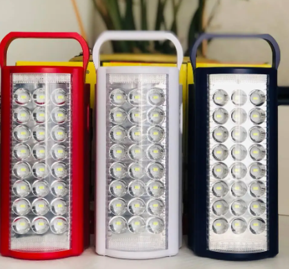 Ліхтар переносний світлодіодний з повербанком Almina / Fujita 2606L 24 LED, ЗУ 220V, вбудований акумулятор, фото 1