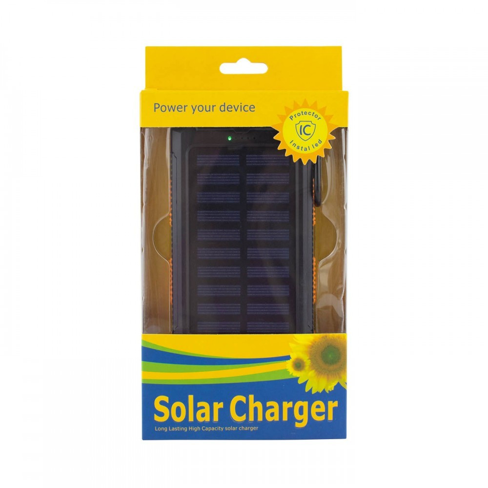 Power Bank Solar 2022/10000 мА·год із сонячною панеллю