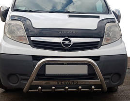 Кенгурятник WT002 (нерж) - Opel Vivaro 2001-2015 рр.