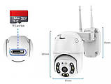 Камера відеоспостереження вулична CAMERA YCC365 Wi-Fi IP 2.0mp 7827, фото 4