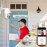 Камера відеоспостереження вулична CAMERA YCC365 Wi-Fi IP 2.0mp 7827, фото 8