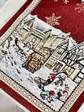 Доріжка на стіл Новорічна, 37x100 см., гобеленова Limaso, фото 7