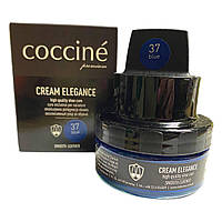 Питательный крем для обуви + губка Coccine CREAM ELEGANCE 50мл Голубой