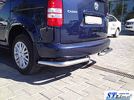 Захист заднього бампера задні уголки угли Volkswagen Caddy Фольксваген Кадді