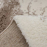 Килимок LOTUS HIGH W8567 1,2 x1,7 Білий з бежевим прямокутник, фото 3