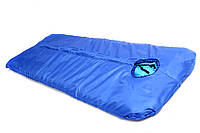 Детский спальный мешок-кокон -25°C 170 см зимний с сумкой Синий/ голубой