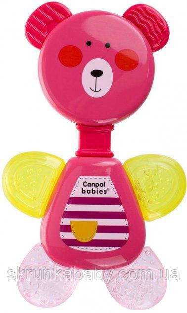 Іграшка - зубогризка Canpol babies Ведмедик (колір рожевий), фото 1