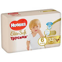 Подгузники-трусики Huggies Elite Soft 6 15-25 кг 32 шт