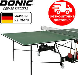 Теннісний стіл Donic Indoor Roller 400 для приміщень. Німеччина. Зелений