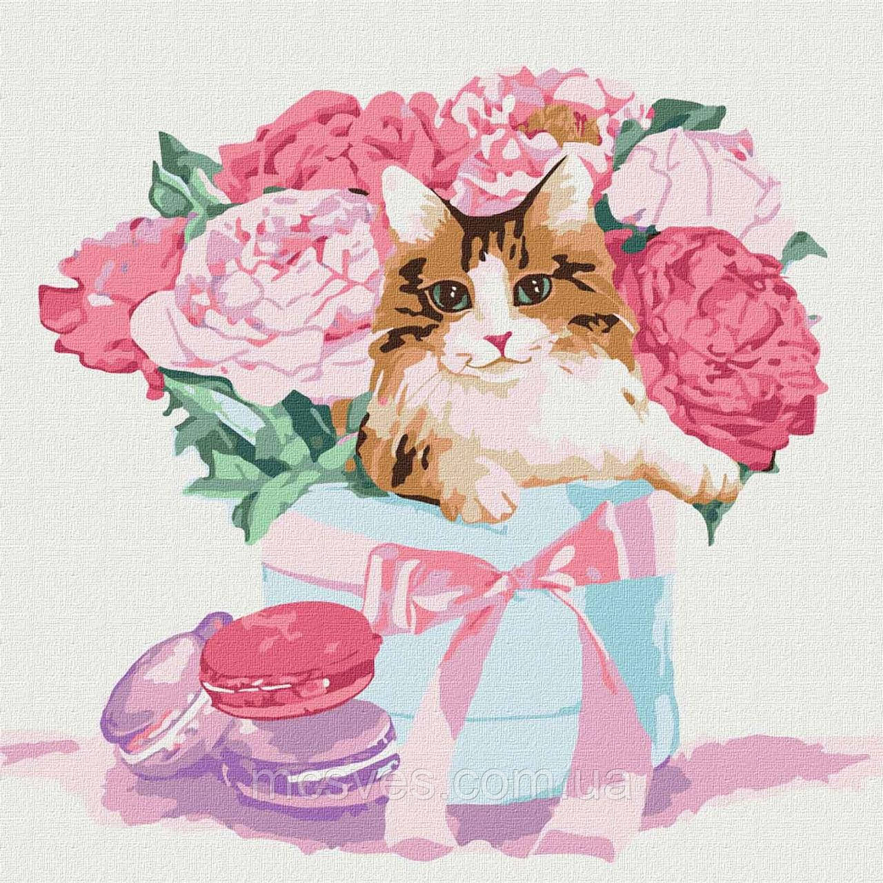 Картина за номерами "Подарунок із родзинкою" 30х30 см KHO4173, фото 1