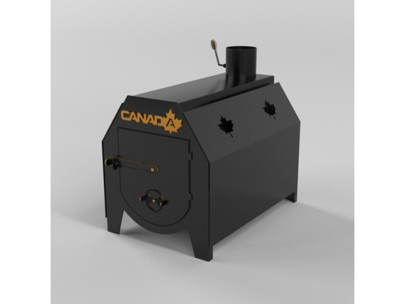 Піч опалювальна буржуйка булерьян Canada тривалого горіння "Джавелін" 85 м3, фото 1