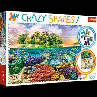 Настольная игра Trefl Пазл Crazy Shapes Тропический остров, 600 эл. (11113)