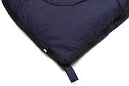 Спальний мішок ковдра зимовий Synevyr Dobby 350 XL 86 - Правий (R) Темно-синій, фото 7