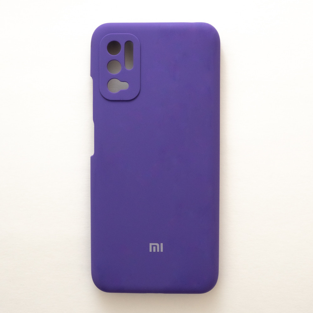 Чохол Silicone Case Premium для Xiaomi Poco M3 Pro Violet 7 (закритий низ)
