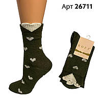Шкарпетки жіночі модал р 38-40 ROFF арт 26711 Оливкові