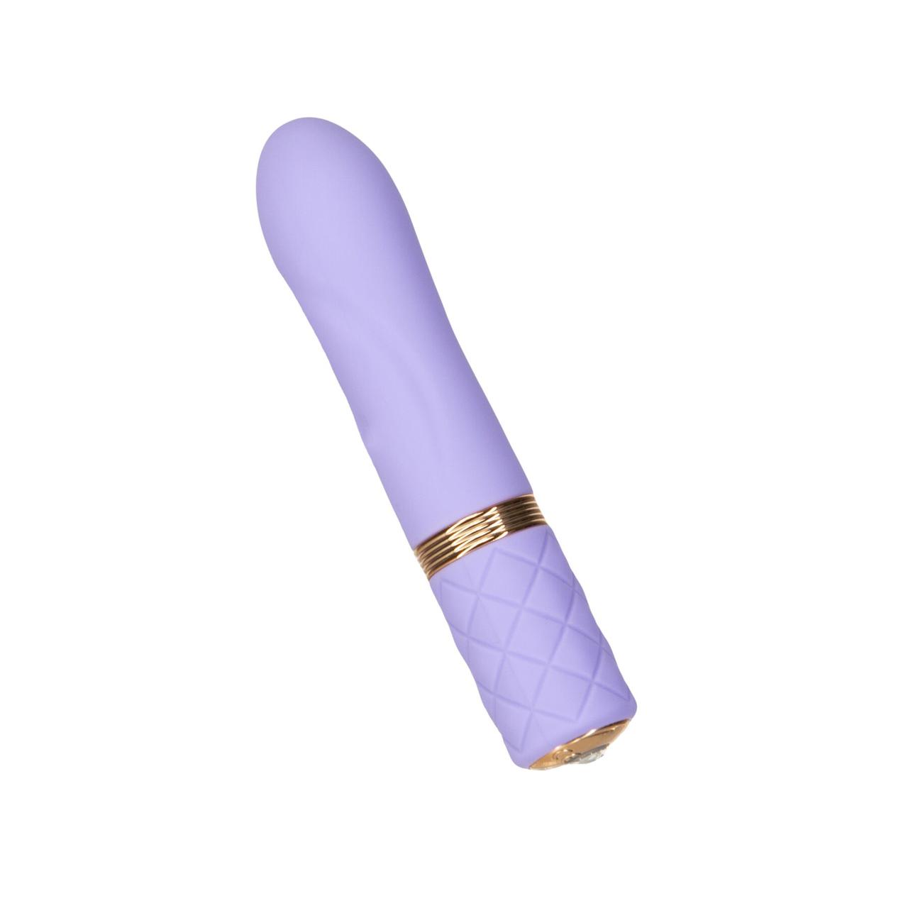Розкішний вібратор PILLOW TALK — Special Edition Flirty Purple з кристалом Сваровскі | Knopka
