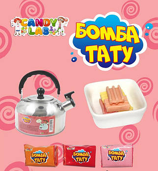 Жувальна гумка Бомба тату в чайнику 300 шт