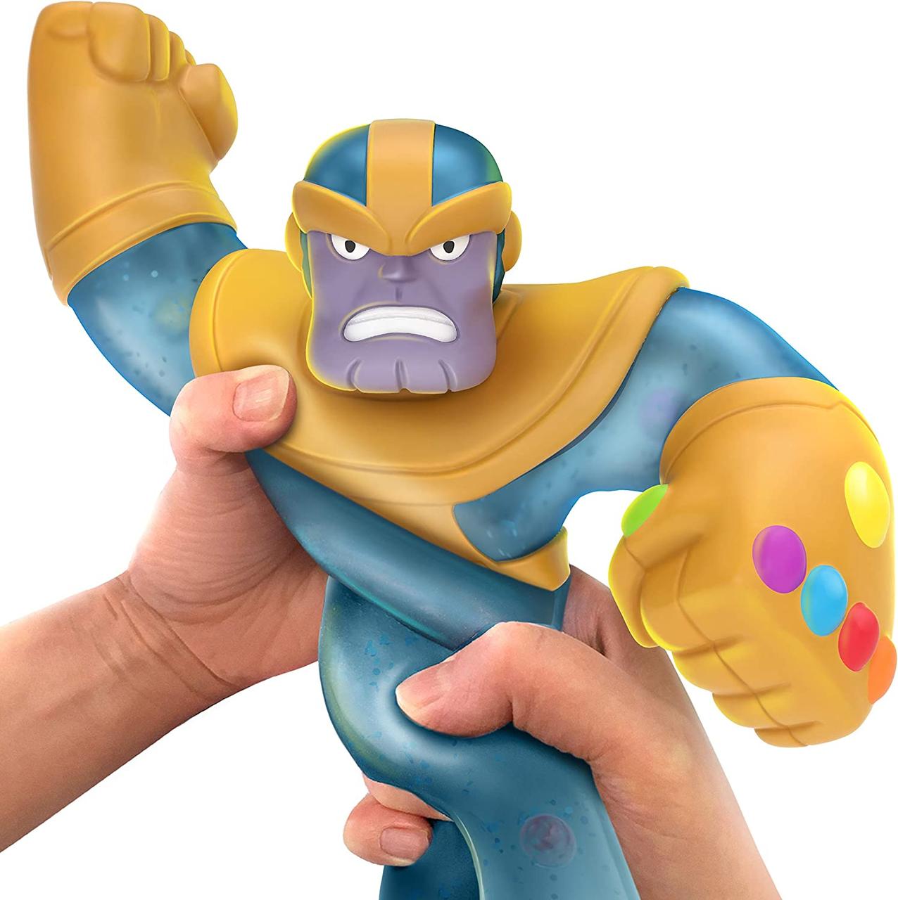 Велика Фігурка Тянучка Гу Джіт Зу Танос 20 см Goo Jit Zu Thanos, фото 1