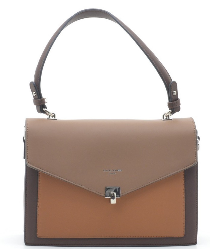 Жіноча сумка-клатч David Jones 6409-2 brown Сумки і клатчі David Jones (Девід Джонс) купити в Україні