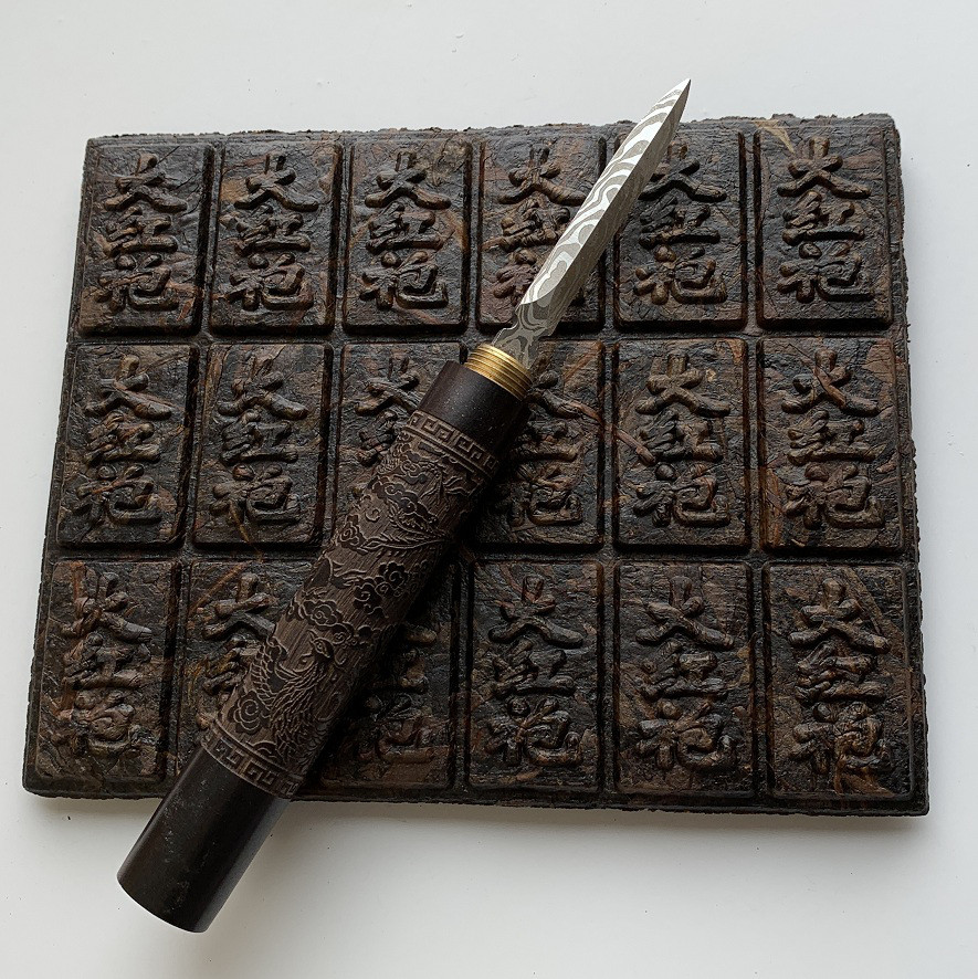 Елітний улун Да Хун Пао спресований у плитку 150 г, фото 1