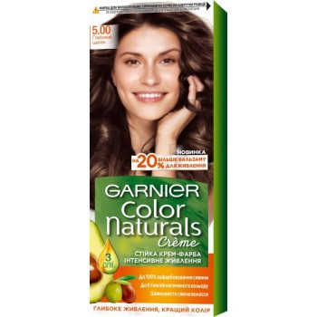 Фарба для волосся Garnier Color Naturals 5.00 Глибокий Шатен 110 мл (3600542021777)