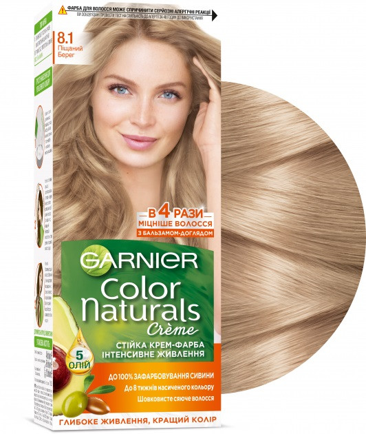 Фарба для волосся Garnier Color Naturals 8.1 Піщаний берег 110 мл (3600540676825)