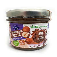 Орехово-шоколадная паста VIVO БЕЗ САХАРА (190г)