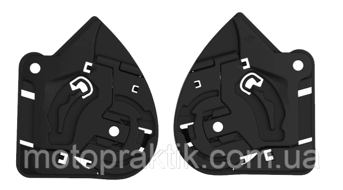 LS2 RATCHET+SCREWS FF327/FF323 FIM 2020 Кріплення візора шолома